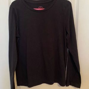 Girls long sleeve black t shirt